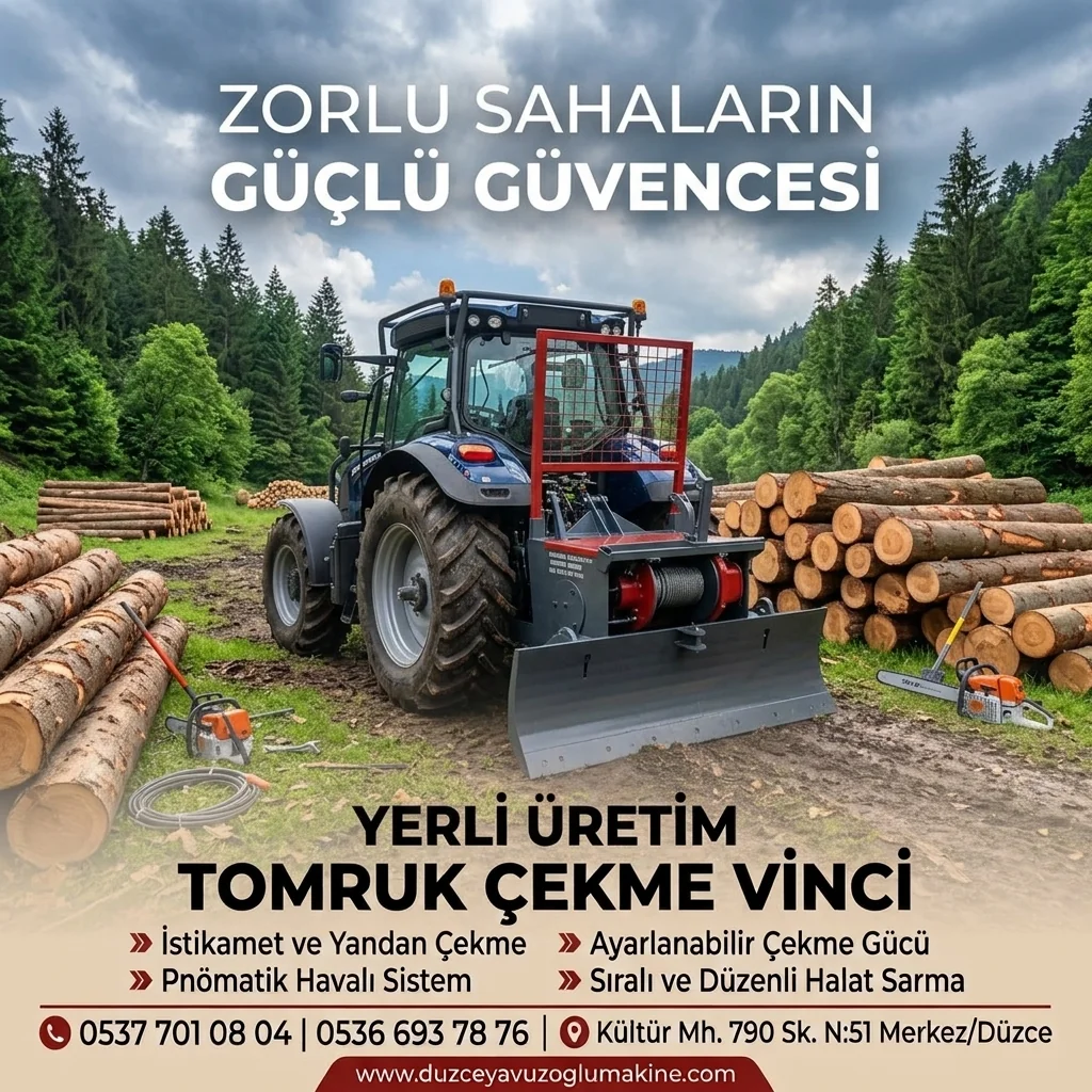 Tomruk Çekme Vinci